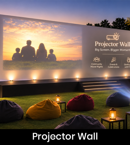 projector wall